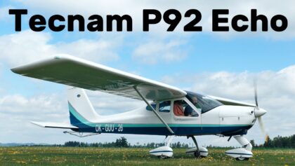Tecnam P92 Echo | 4K | Kotvrdovice 2026