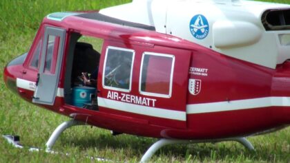 Turbine RC Scale Helicopter Heli Air Zermatt Bell 412 Twin