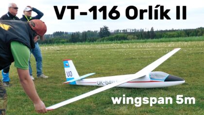 VT-116 Orlík II | 5m scale RC glider | 4K