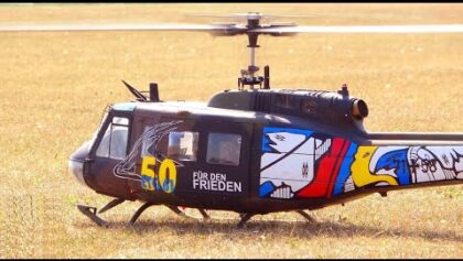 Very beautiful BELL UH-1D from Fank Lorenz at DMFV Scale-Helimeeting