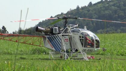 Wucher Austria RC Scale Turbine XXL Model Helicopter Lama 3