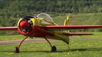 Yakovlev Yak-55 Huge Radial Engine RC Model Airplane 28.Oldtimermeeting 2017