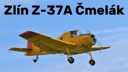 Zlín Z-37A Čmelák | AGRICULTURAL AIRCRAFT | 4K | 2025
